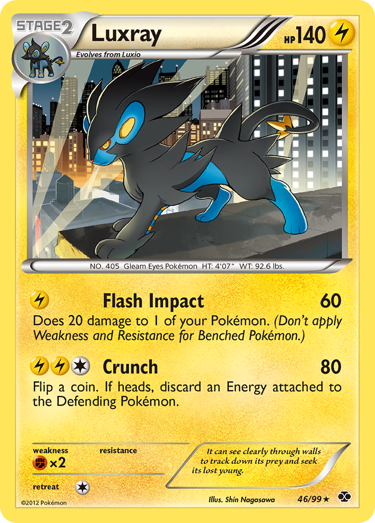 Luxray (46/99) [Black & White: Next Destinies] | Black Swamp Games