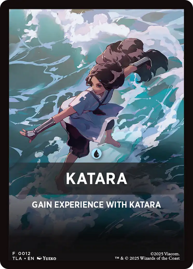 Katara Theme Card [Avatar: The Last Airbender Tokens] | Black Swamp Games