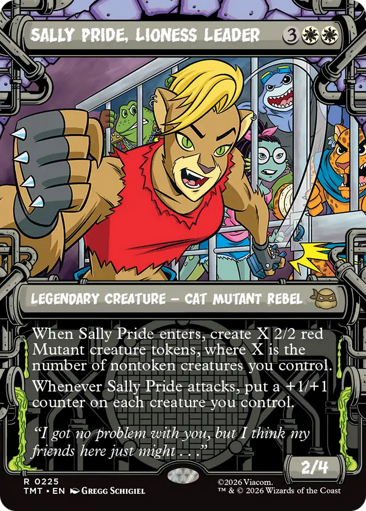 Sally Pride, Lioness Leader (Showcase) [Teenage Mutant Ninja Turtles] | Black Swamp Games