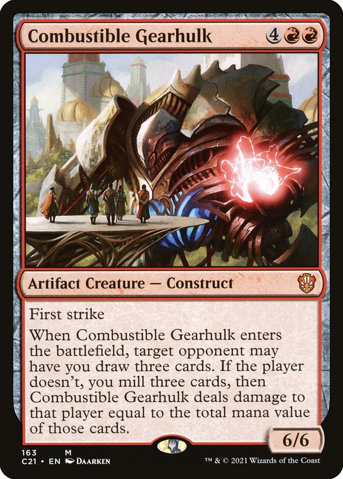 Combustible Gearhulk [Commander 2021] | Black Swamp Games