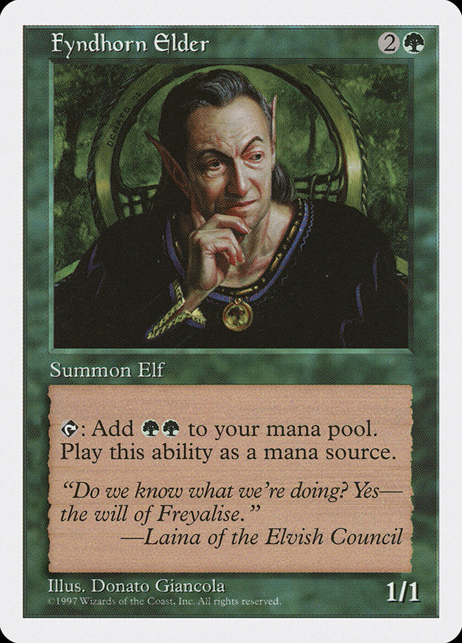 Fyndhorn Elder [Fifth Edition] | Black Swamp Games