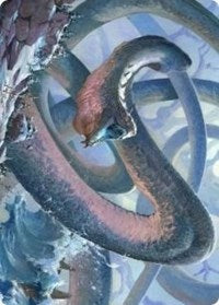 Koma, Cosmos Serpent 1 Art Card [Kaldheim Art Series] | Black Swamp Games