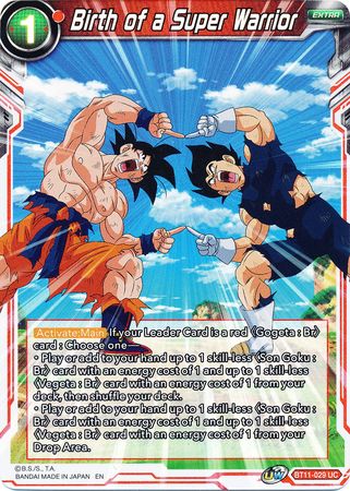 Birth of a Super Warrior (BT11-029) [Vermilion Bloodline 2nd Edition] | Black Swamp Games