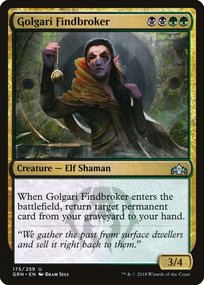 Golgari Findbroker [Guilds of Ravnica] | Black Swamp Games