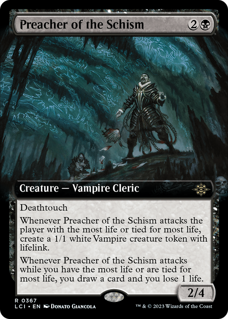 Preacher of the Schism (Extended Art) [The Lost Caverns of Ixalan] | Black Swamp Games