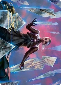 Behold the Multiverse Art Card (Gold-Stamped Signature) [Kaldheim Art Series] | Black Swamp Games