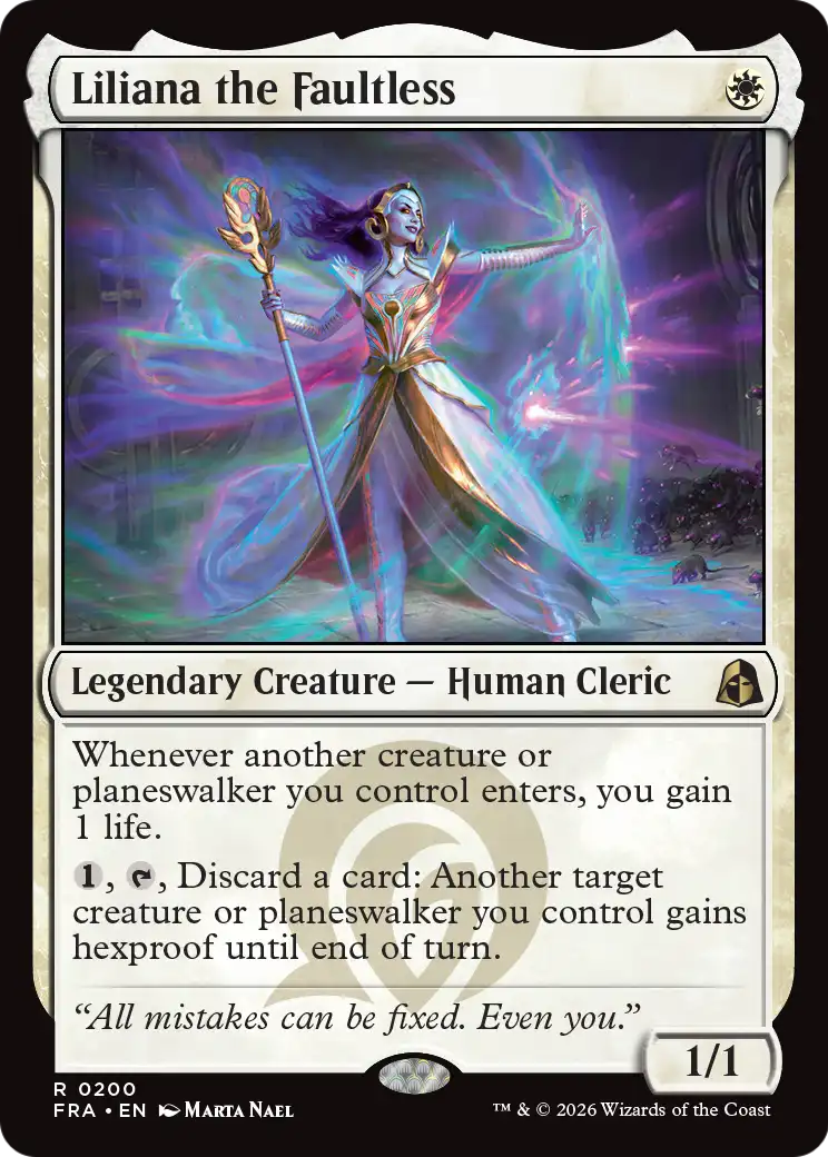 Liliana the Faultless [Reality Fracture] | Black Swamp Games