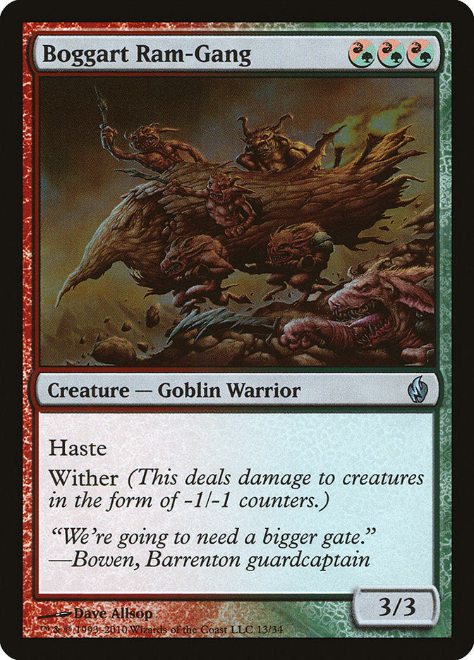 Boggart Ram-Gang [Premium Deck Series: Fire and Lightning] | Black Swamp Games