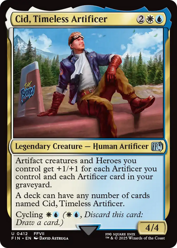Cid, Timeless Artificer (0412) [FINAL FANTASY] | Black Swamp Games