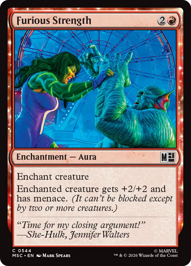 Furious Strength [Marvel Super Heroes Commander] | Black Swamp Games