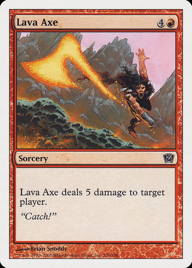 Lava Axe [Ninth Edition] | Black Swamp Games