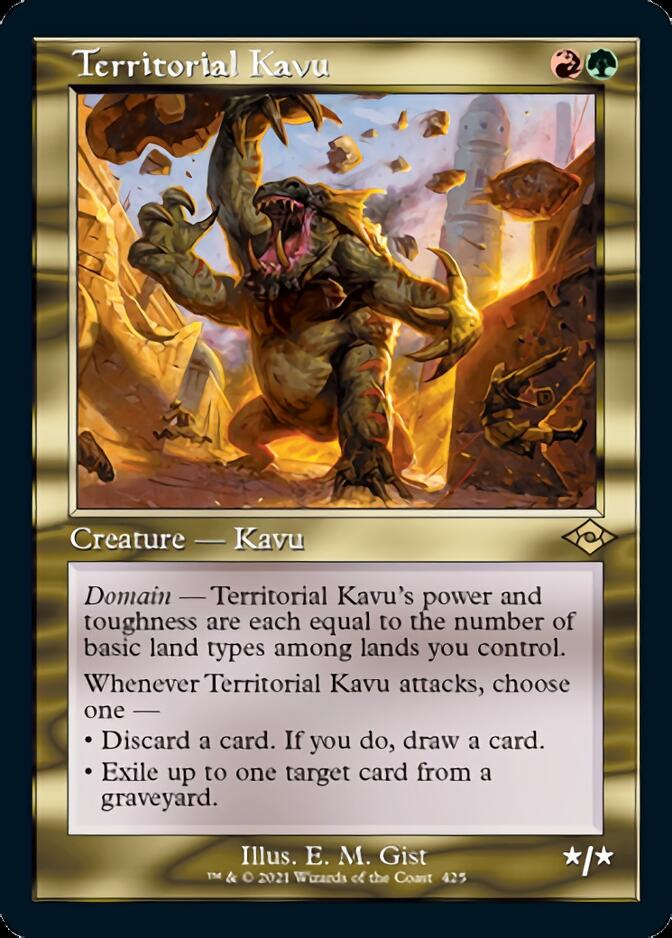 Territorial Kavu (Retro Foil Etched) [Modern Horizons 2] | Black Swamp Games