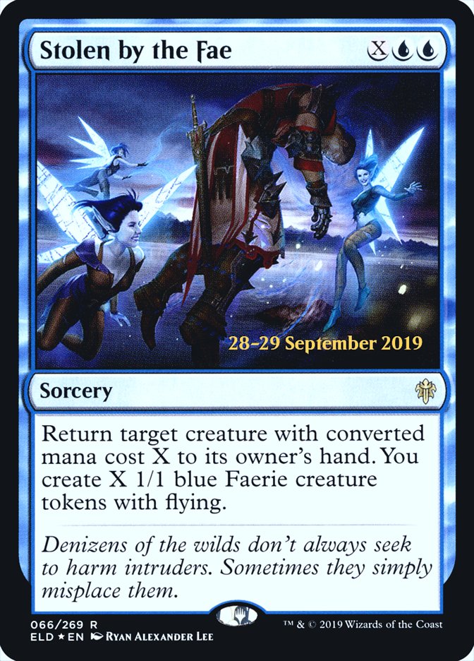 Stolen by the Fae [Throne of Eldraine Prerelease Promos] | Black Swamp Games