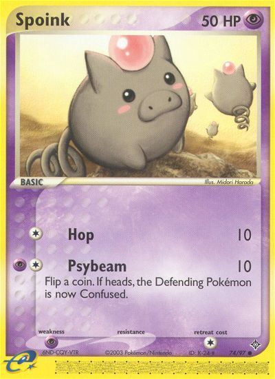 Spoink (74/97) [EX: Dragon] | Black Swamp Games