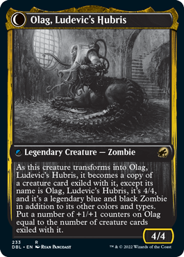 Ludevic, Necrogenius // Olag, Ludevic's Hubris [Innistrad: Double Feature] | Black Swamp Games