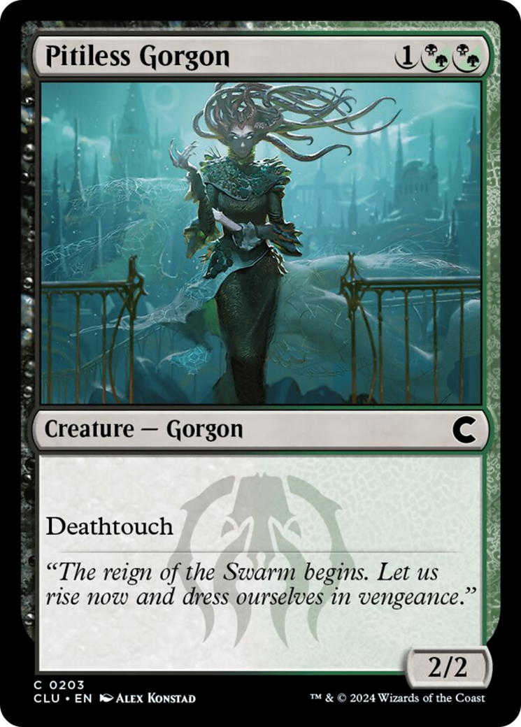 Pitiless Gorgon [Ravnica: Clue Edition] | Black Swamp Games