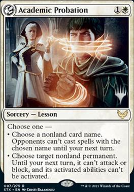 Academic Probation (Promo Pack) [Strixhaven: School of Mages Promos] | Black Swamp Games