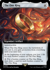 The One Ring (Extended Art) (Surge Foil) [The Lord of the Rings: Tales of Middle-Earth] | Black Swamp Games