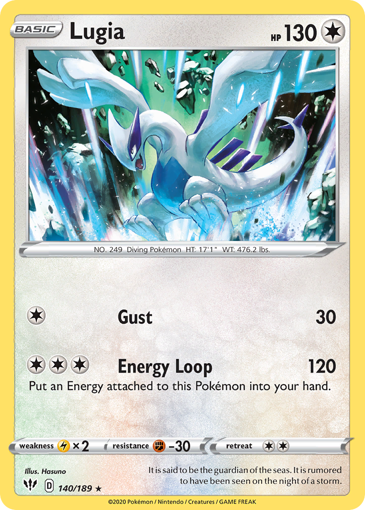Lugia (140/189) [Sword & Shield: Darkness Ablaze] | Black Swamp Games
