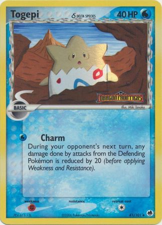 Togepi (41/101) (Delta Species) (Stamped) [EX: Dragon Frontiers] | Black Swamp Games
