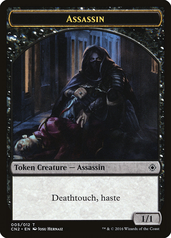 Assassin Token [Conspiracy: Take the Crown Tokens] | Black Swamp Games