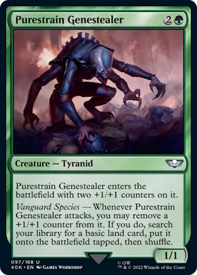 Purestrain Genestealer (Surge Foil) [Warhammer 40,000] | Black Swamp Games