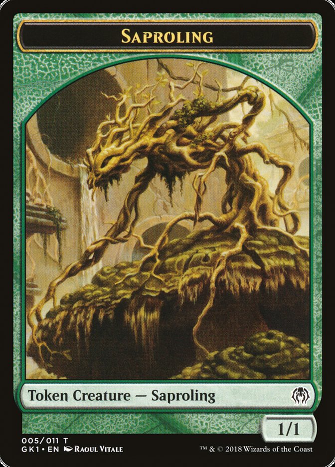 Saproling // Insect Double-Sided Token [Guilds of Ravnica Guild Kit Tokens] | Black Swamp Games
