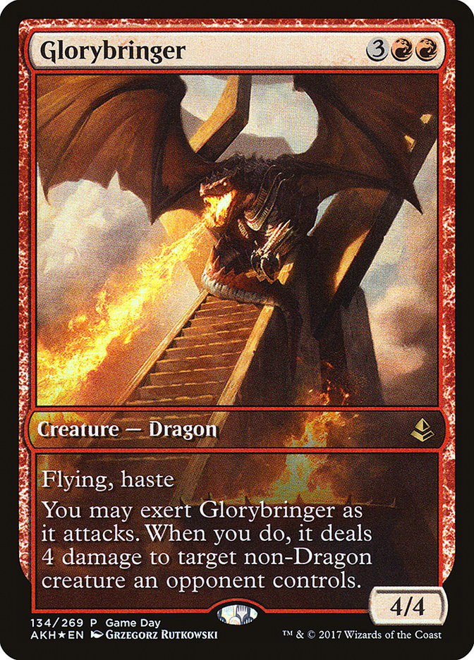 Glorybringer (Game Day) [Amonkhet Promos] | Black Swamp Games