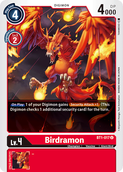 Birdramon [BT1-017] [Release Special Booster Ver.1.0] | Black Swamp Games
