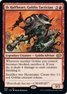 Ib Halfheart, Goblin Tactician [Jumpstart 2022] | Black Swamp Games