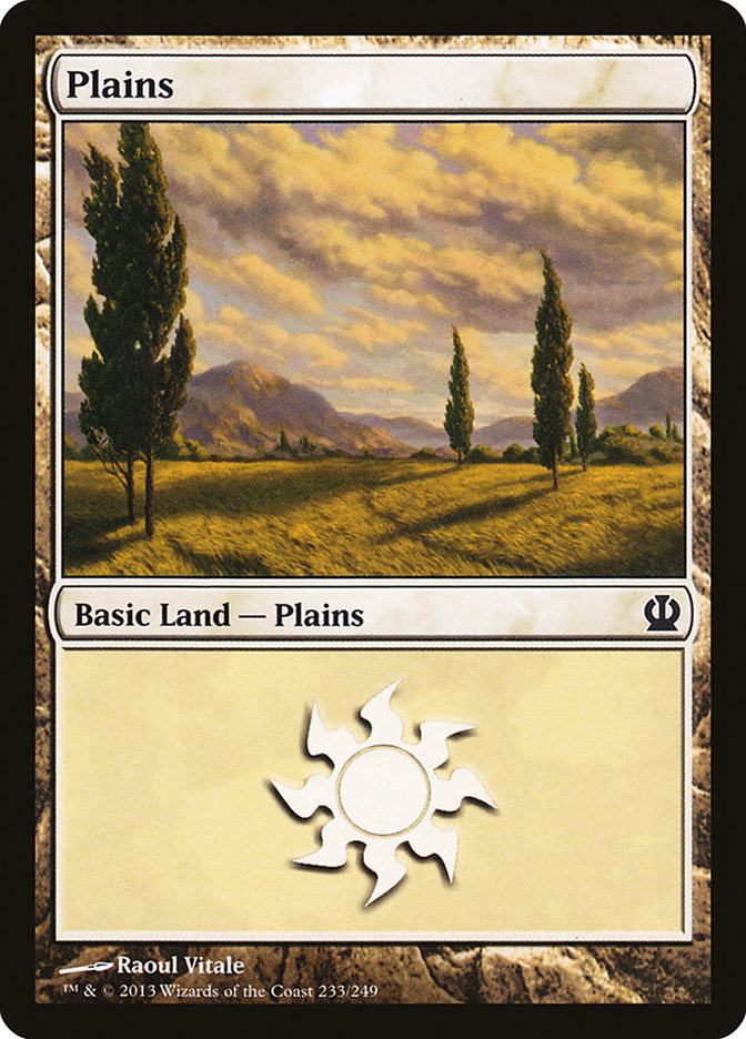 Plains (233) [Theros] | Black Swamp Games