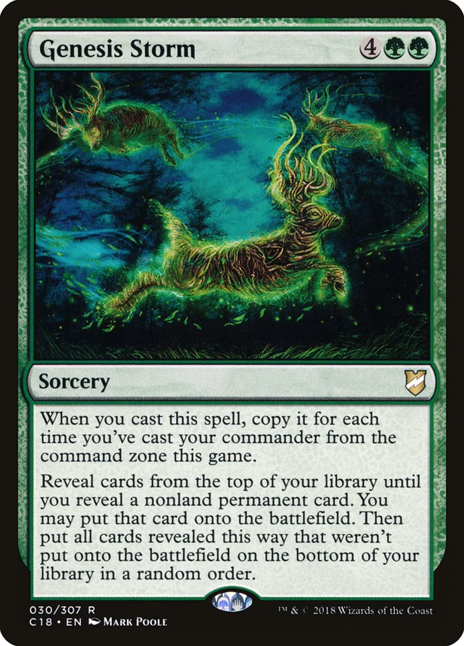Genesis Storm [Commander 2018] | Black Swamp Games