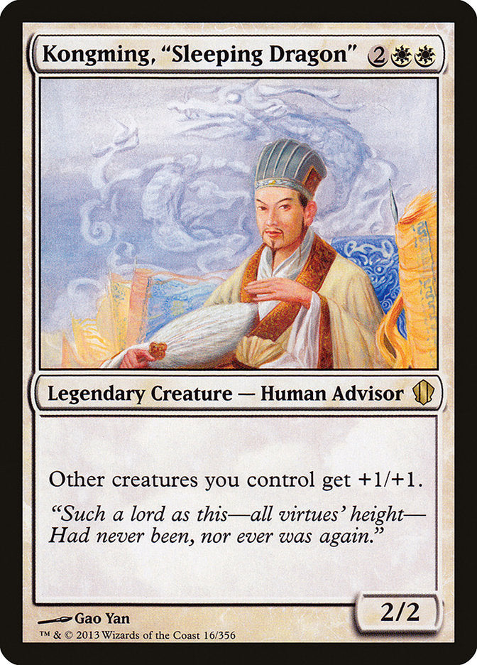 Kongming, "Sleeping Dragon" [Commander 2013] | Black Swamp Games