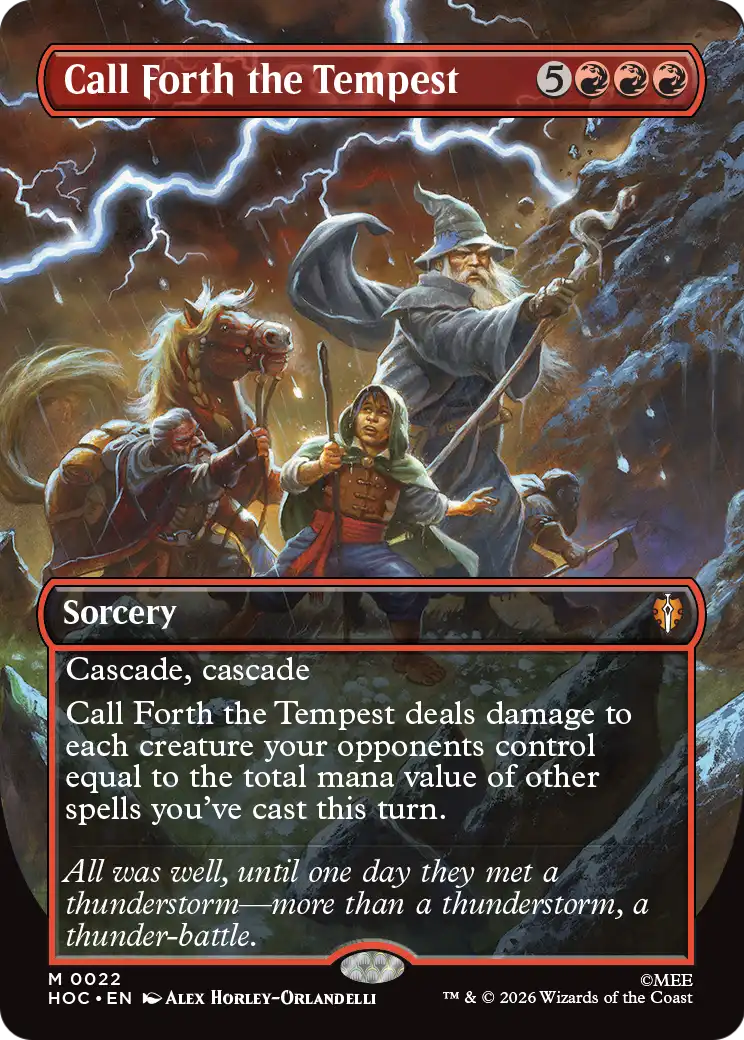 Call Forth the Tempest (Borderless) [The Hobbit: Eternal-Legal] | Black Swamp Games