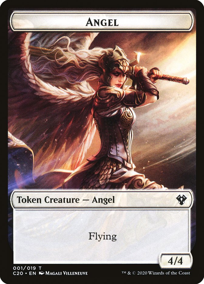 Angel Token [Commander 2020 Tokens] | Black Swamp Games