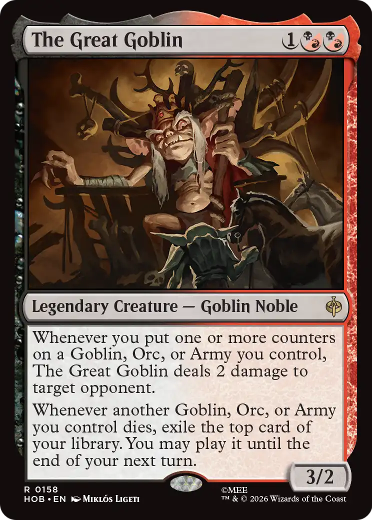 The Great Goblin [The Hobbit] | Black Swamp Games