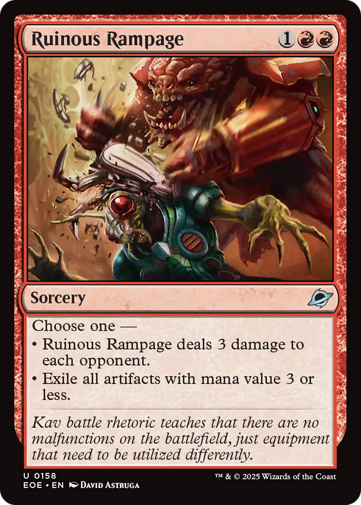 Ruinous Rampage [Edge of Eternities] | Black Swamp Games