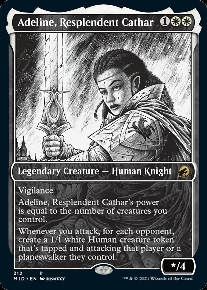 Adeline, Resplendent Cathar (Showcase Eternal Night) [Innistrad: Midnight Hunt] | Black Swamp Games