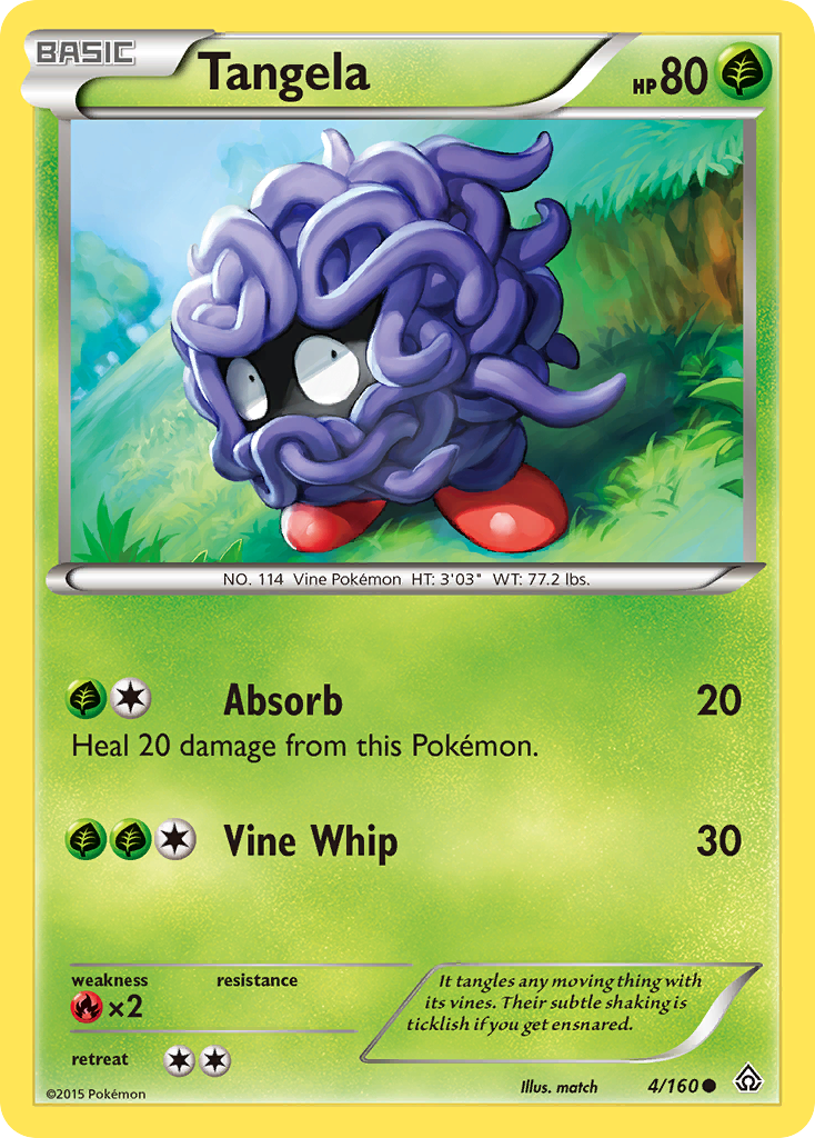 Tangela (4/160) [XY: Primal Clash] | Black Swamp Games