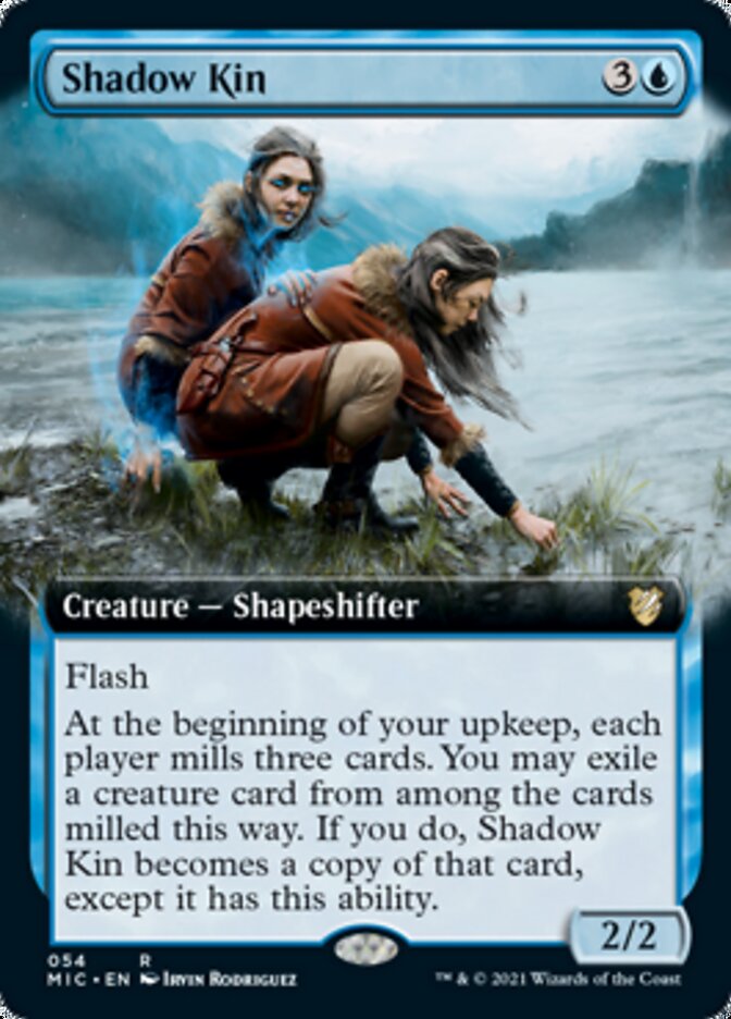 Shadow Kin (Extended Art) [Innistrad: Midnight Hunt Commander] | Black Swamp Games