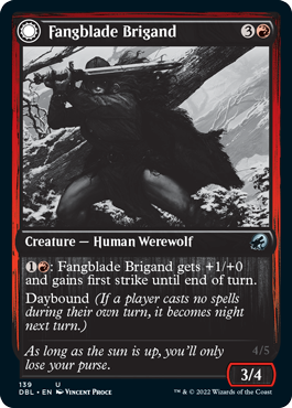 Fangblade Brigand // Fangblade Eviscerator [Innistrad: Double Feature] | Black Swamp Games