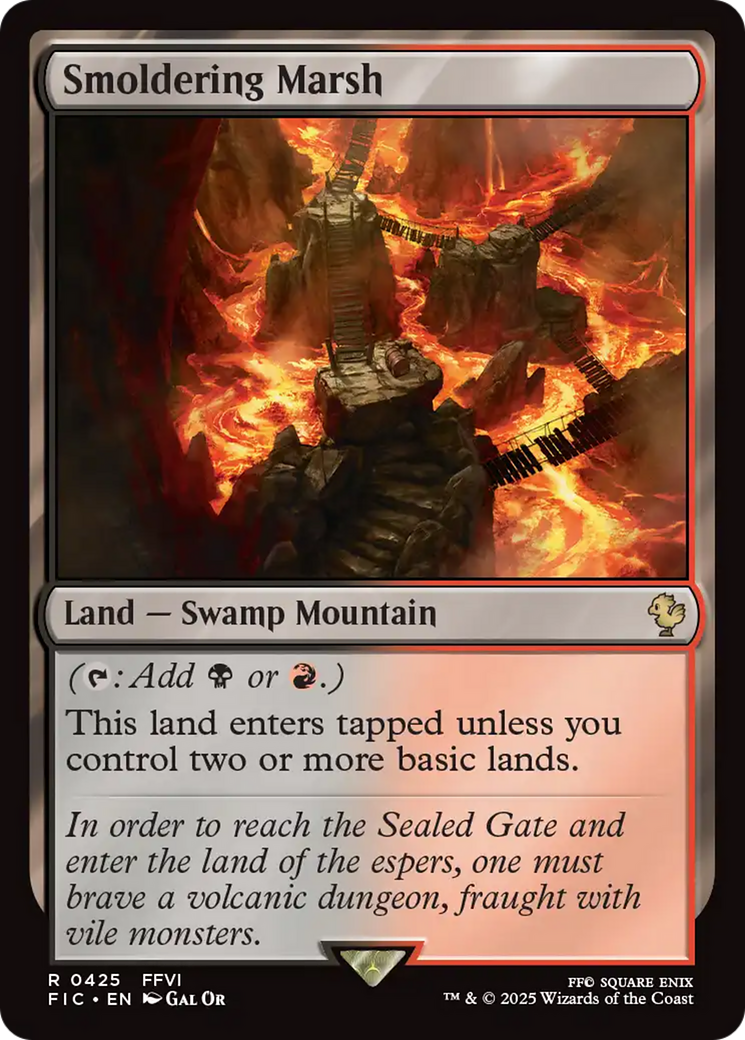 Smoldering Marsh [FINAL FANTASY Commander] | Black Swamp Games