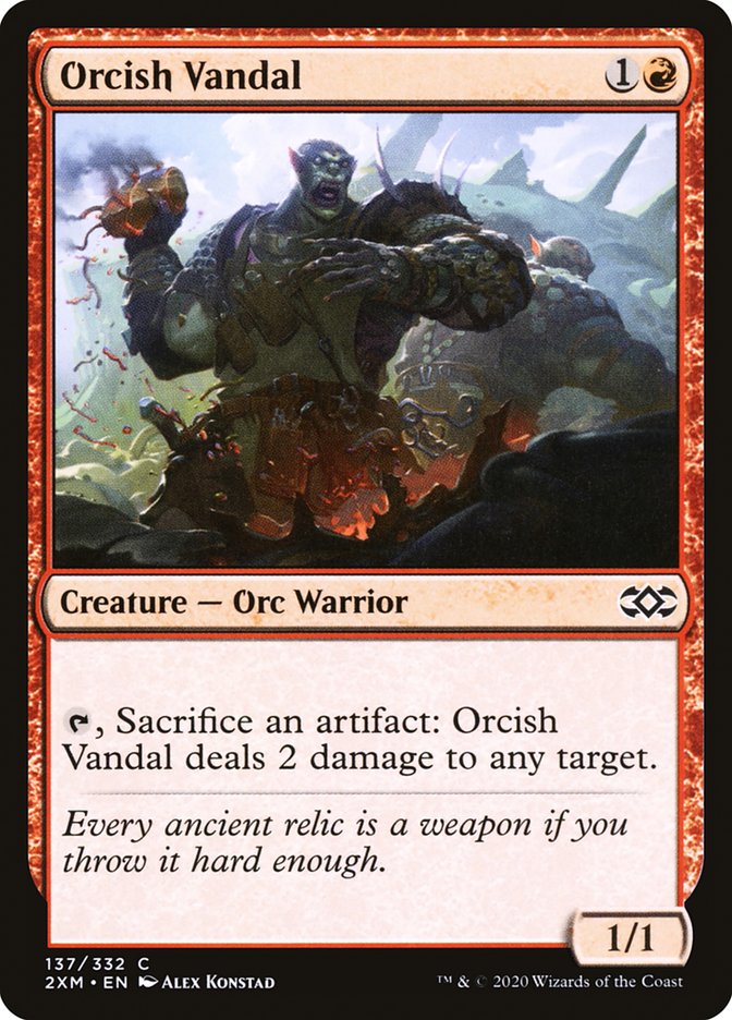 Orcish Vandal [Double Masters] | Black Swamp Games