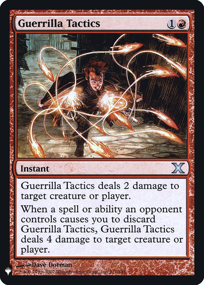 Guerrilla Tactics [Mystery Booster] | Black Swamp Games