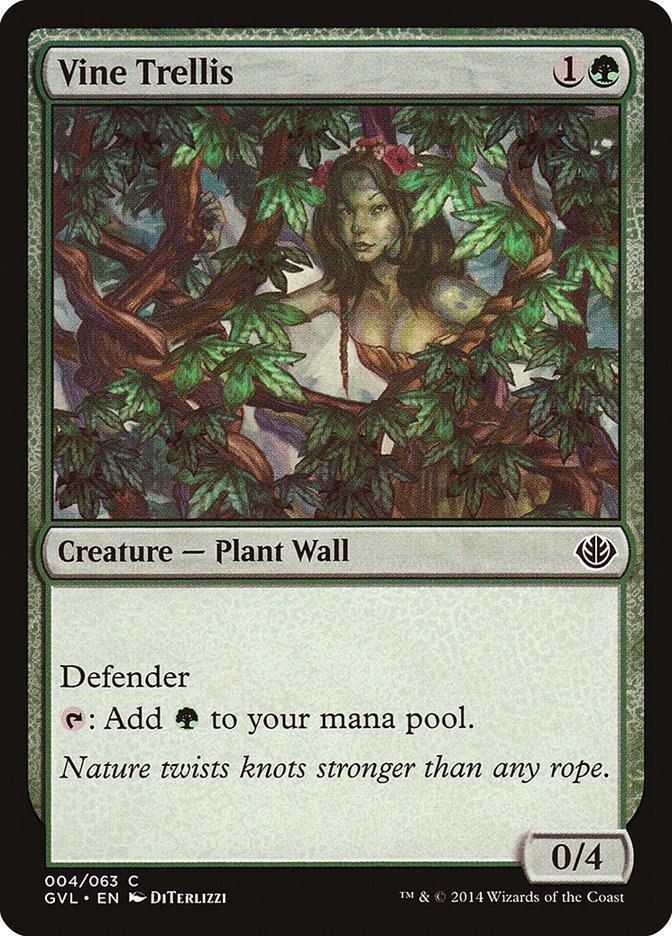 Vine Trellis (Garruk vs. Liliana) [Duel Decks Anthology] | Black Swamp Games