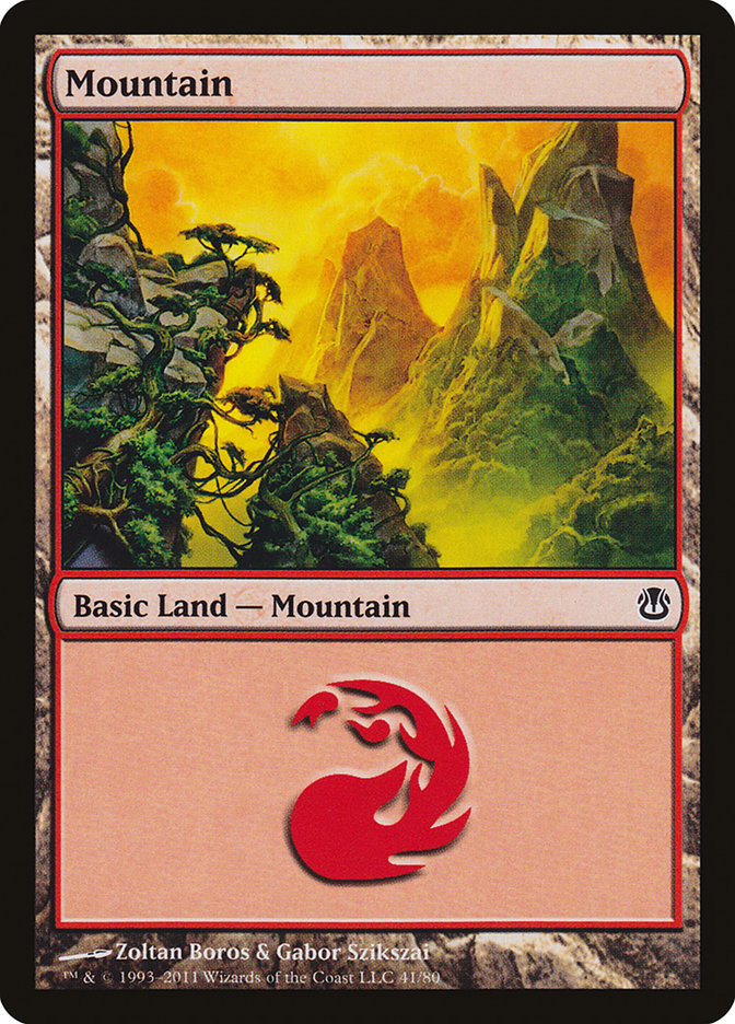 Mountain (41) [Duel Decks: Ajani vs. Nicol Bolas] | Black Swamp Games