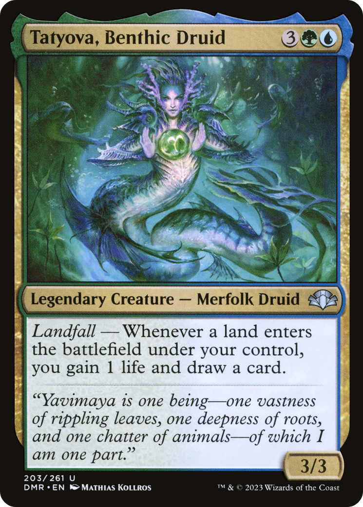 Tatyova, Benthic Druid [Dominaria Remastered] | Black Swamp Games
