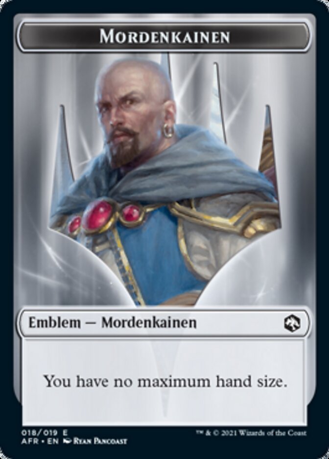 Dog Illusion // Mordenkainen Emblem Double-Sided Token [Dungeons & Dragons: Adventures in the Forgotten Realms Tokens] | Black Swamp Games