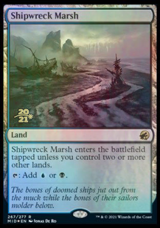 Shipwreck Marsh [Innistrad: Midnight Hunt Prerelease Promos] | Black Swamp Games