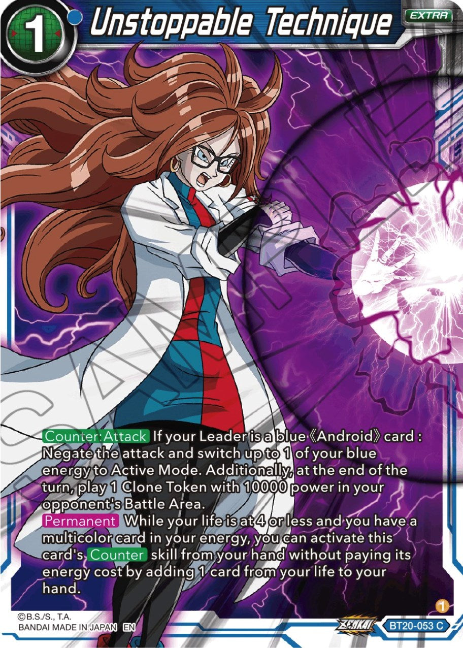 Unstoppable Technique (BT20-053) [Power Absorbed] | Black Swamp Games